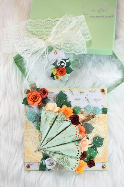 Felicitari Handmade Flowerish Umbrella
